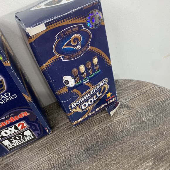 2002 St. Louis Rams Hardee's Bobblehead Lot Of 4 Pace Wistrom Faulk - Picture 8 of 12